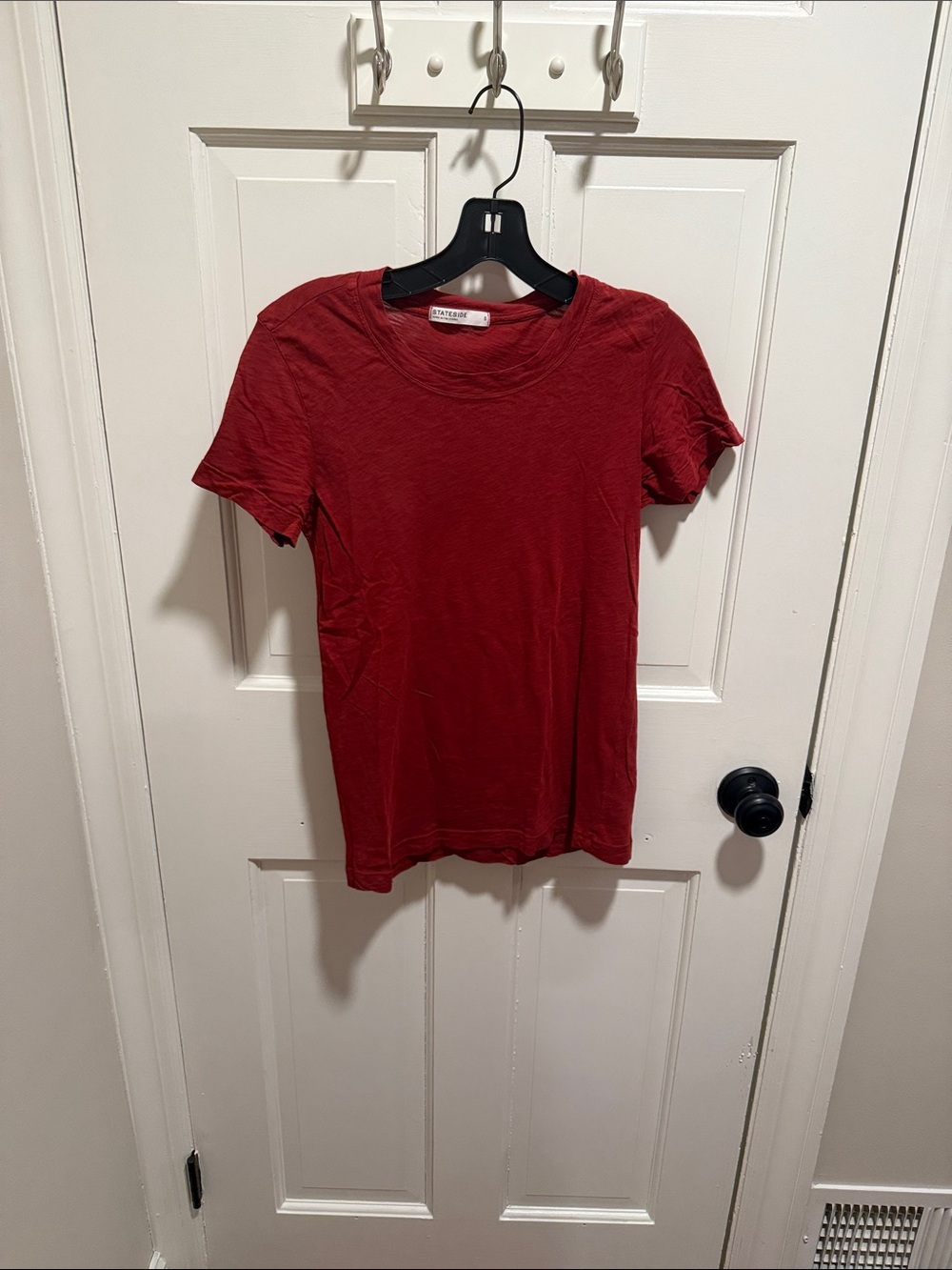 Stateside Short Sleeve Tee in Deep Red